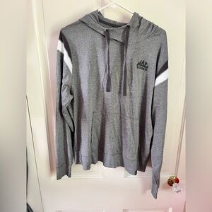 Gray woMen's Hooded shirt “ this girl loves her mechanic” 2xl